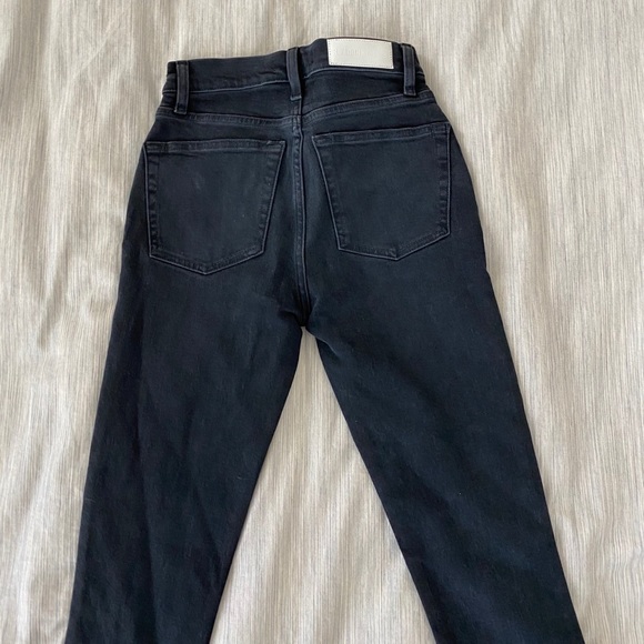 Comfort Stretch High Rise Ankle Crop - RE/DONE - Picture 12 of 12